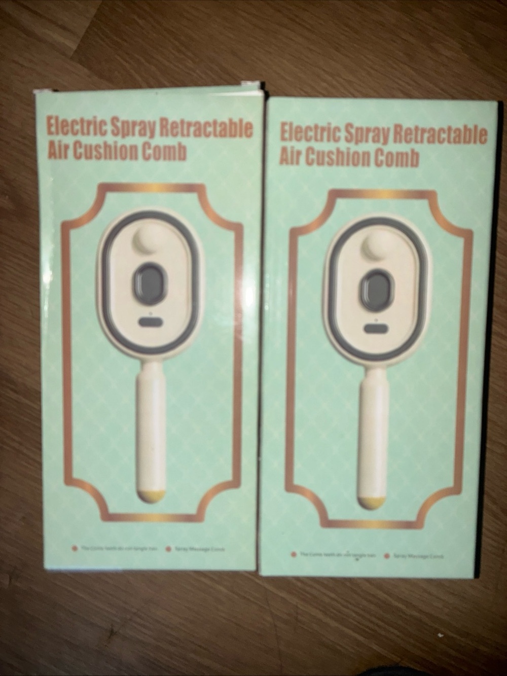 Electric Spray Retractable Air Cushion Comb 2 Pack